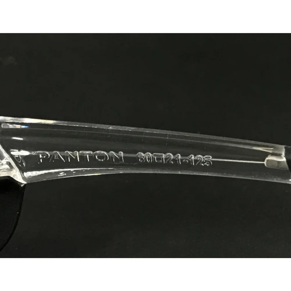 Rec Specs Athletic Goggle Frames PANTON #100 Clear Black Full Rim Z87 60-21-125